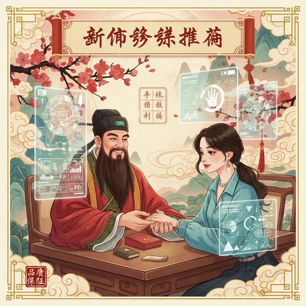 算命師傅推薦 - 手相學